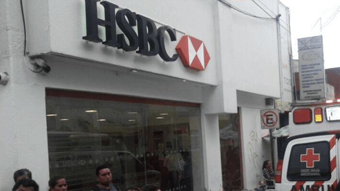 Banco HSBC solo operará al 75% en esta contingencia