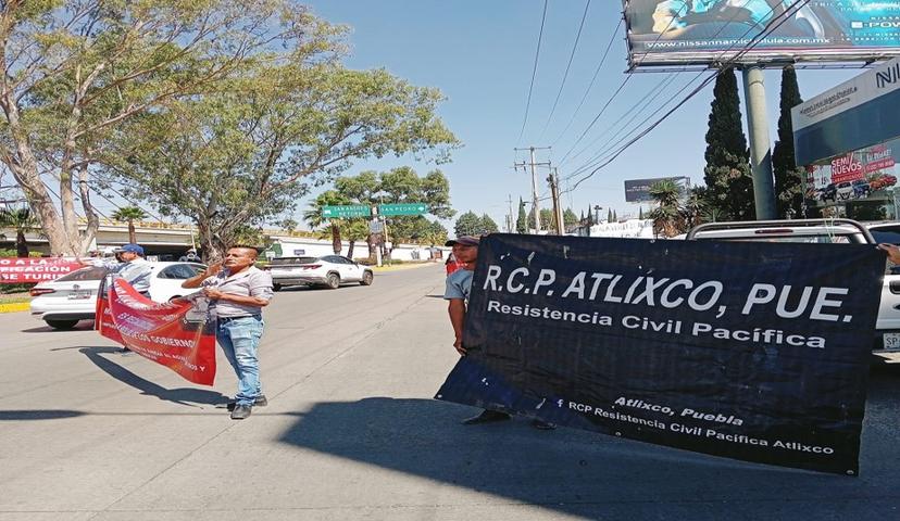 Grupo de atlixquenses en contra de la verificación vehicular