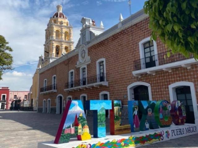 Centro de Atlixco lució vacio, como nunca, durante el fin de semana