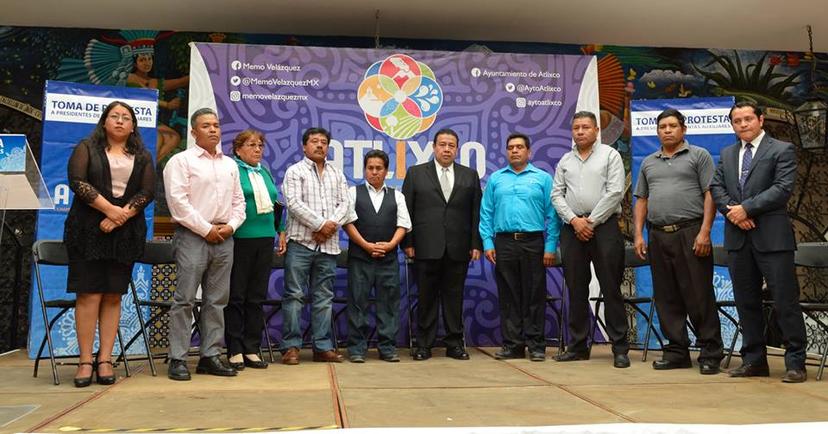 Toman protesta a presidentes auxiliares de Atlixco