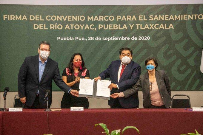 Barbosa advierte sanciones a industrias que contaminen Río Atoyac