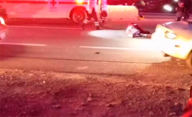 Auto embiste y mata a motociclista en la federal a Tehuacán