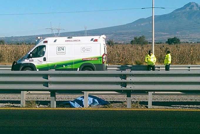 Atropellan y matan a un hombre en la Amozoc-Perote