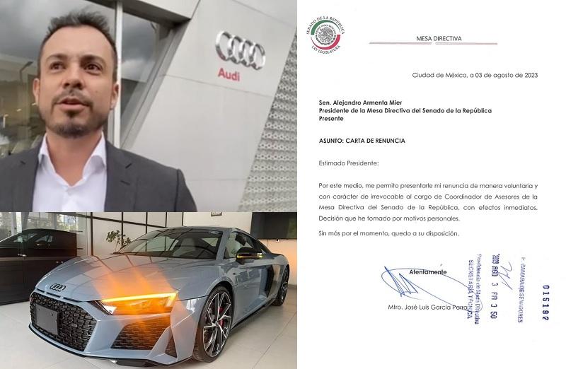 Cae principal asesor de Alejandro Armenta tras su Audi - escándalo