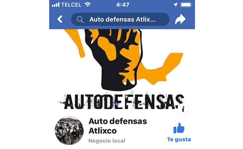 A través de redes sociales llaman en Atlixco a crear autodefensas