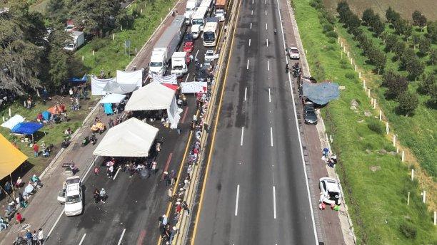 VIDEO Abren la autopista México-Puebla, pero solo por dos horas