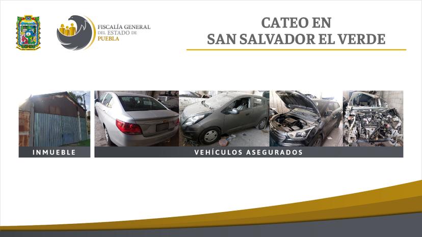 Hallan inmueble donde desmantelaban autos robados en San Salvador El Verde