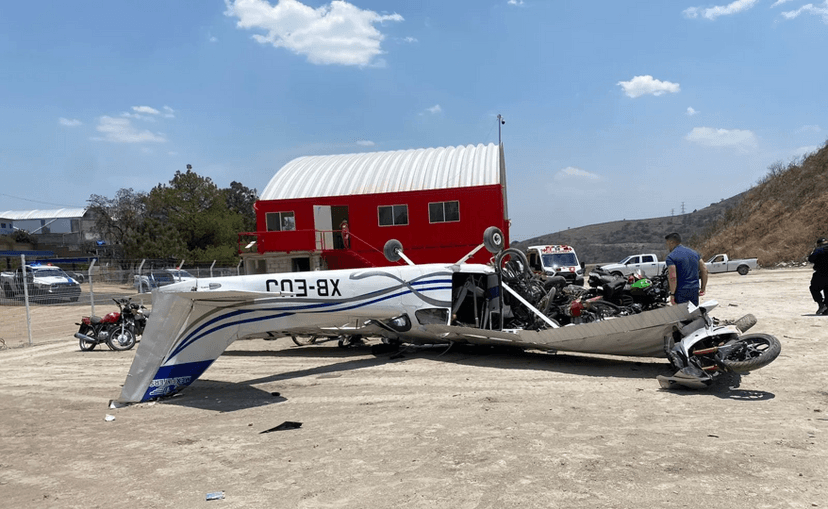 Se desploma avioneta en Atizapán