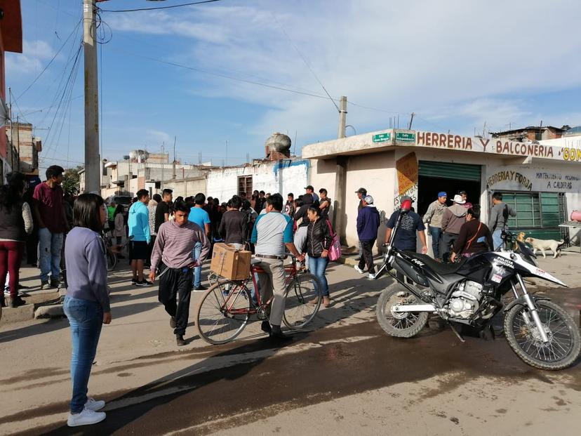 Balacera entre grupos rivales en Texmelucan deja un herido