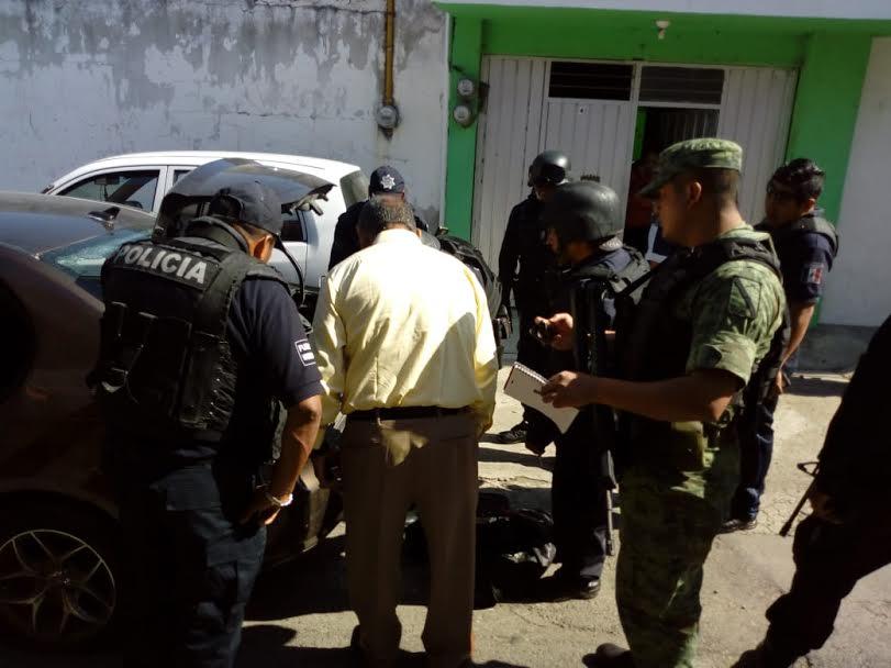 Se arma balacera tras robo en Atlixco 