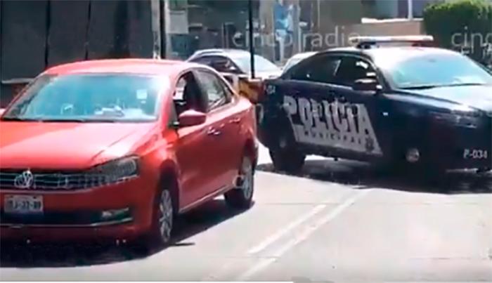 Balacera y levantón de una mujer en pleno bulevar 5 de mayo