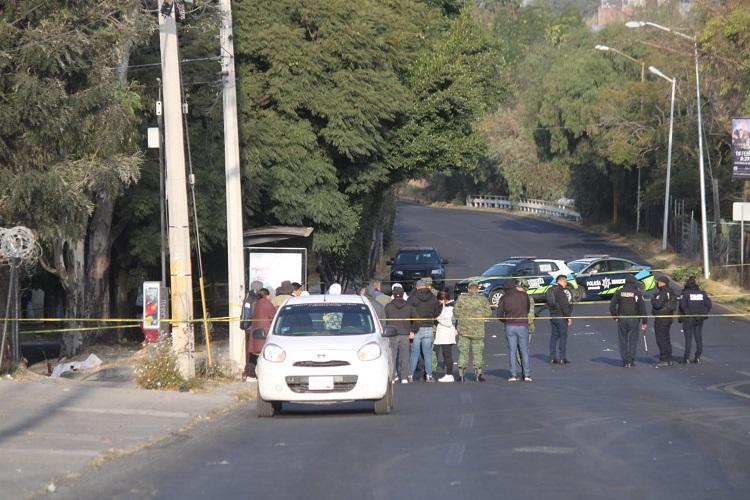 Reconoce SSC un muerto y 4 heridos por balacera en la Reforma Sur