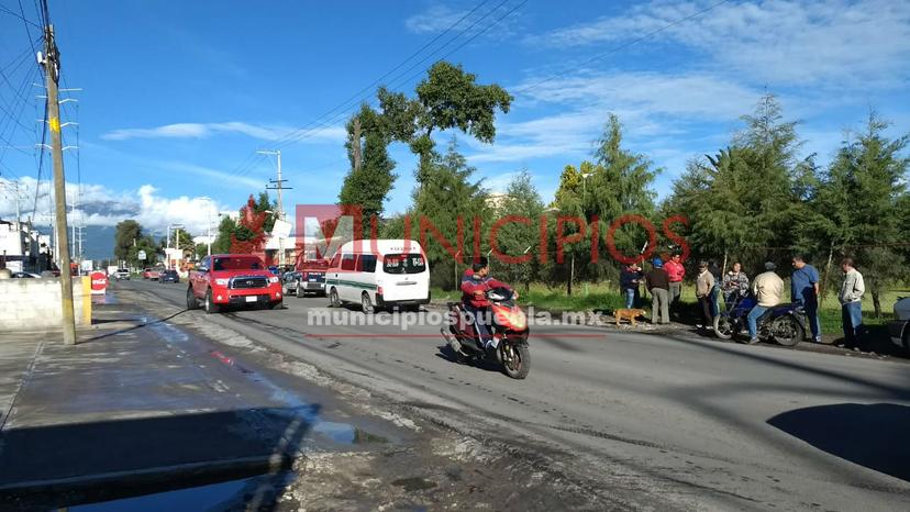 Lo balean para robarle su camioneta en Texmelucan