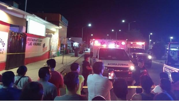 Matan a siete personas en bar de Playa del Carmen