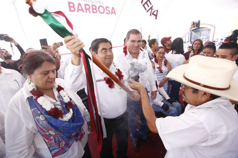 Barbosa asegura en Xicotepec que tendrá un gobierno austero