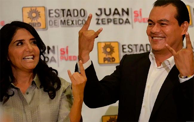 Alejandra Barrales y Juan Zepeda dejan el PRD