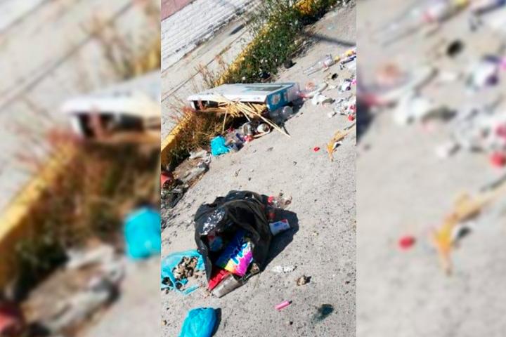 Se quejan habitantes de Atlixco de tiradero de basura