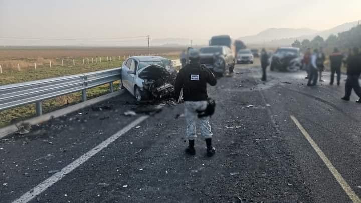 Bebé agonizó en brazos de su padre tras accidente en la Amozoc-Perote