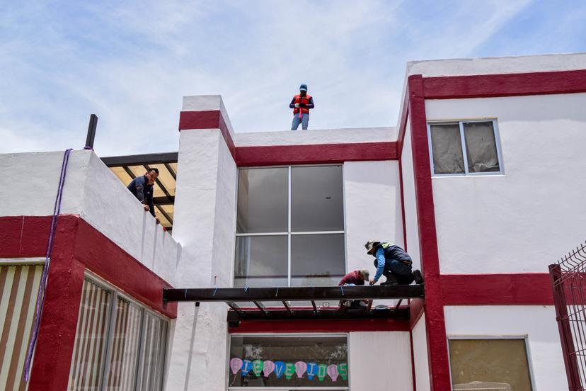 Al 90% avance de obra de la Biblioteca Municipal de Coronango