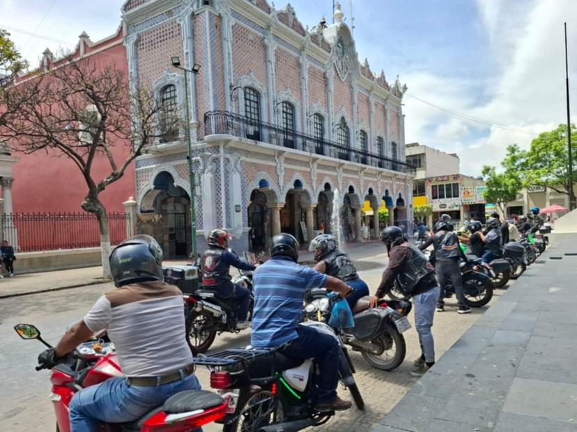 También en Tehuacán motociclistas exigen no aplicar Ley Chaleco