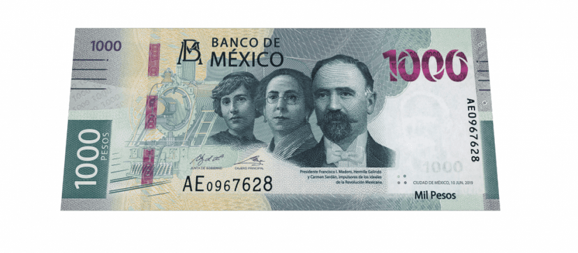 Por qué el nuevo billete de mil pesos con los hermanos Serdán es más seguro