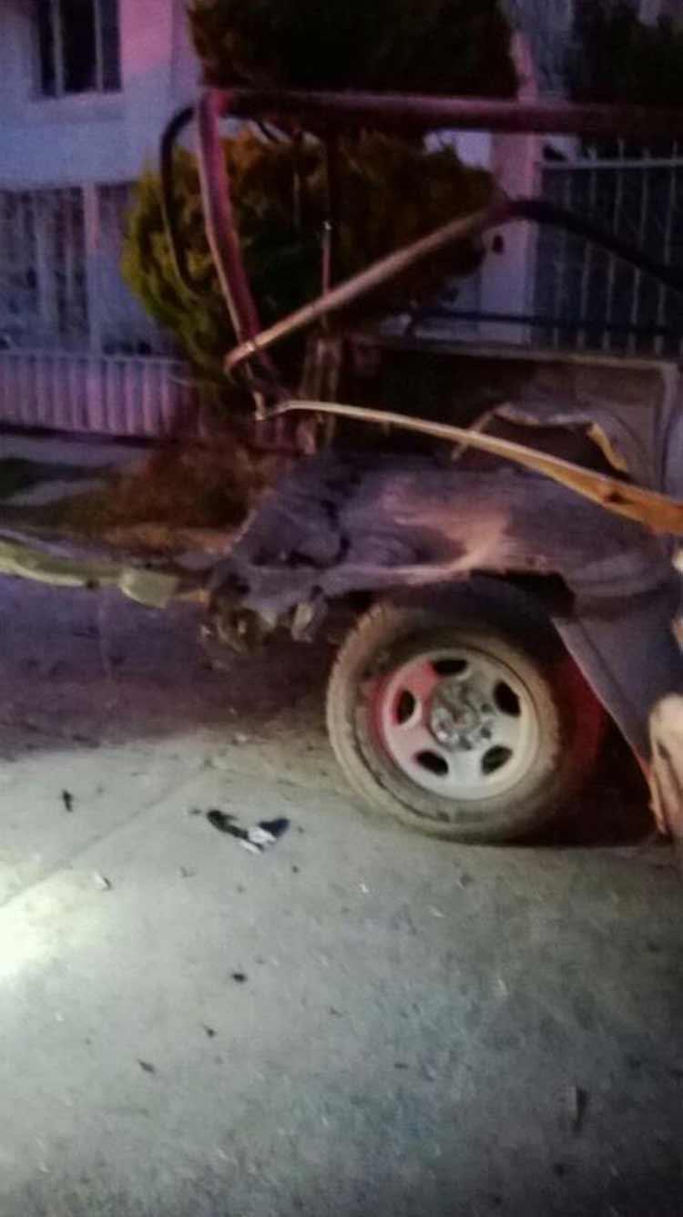 Explota bomba en Texmelucan; hay un policía auxiliar muerto