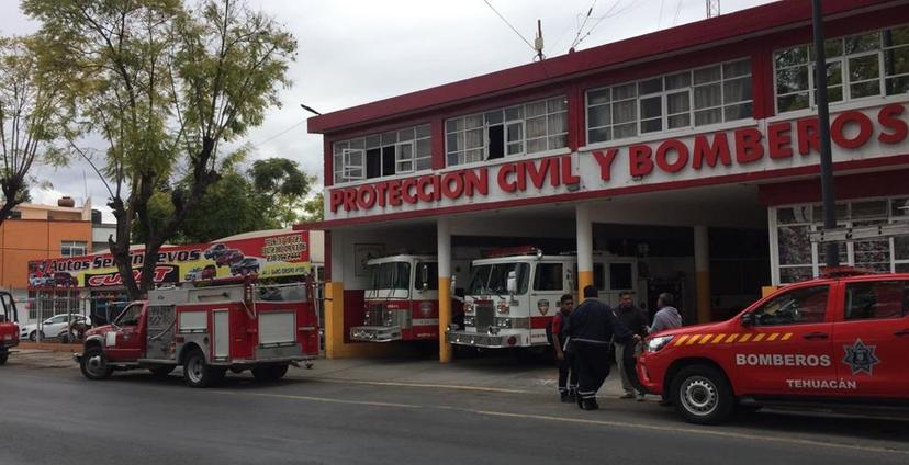 Protesta personal de Protección Civil y Bomberos Tehuacán por casos de acoso sexual