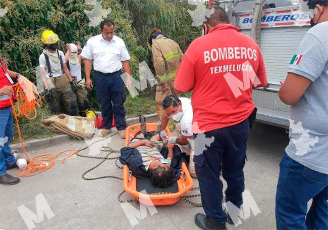 Joven ebrio cae al río Atoyac en Texmelucan