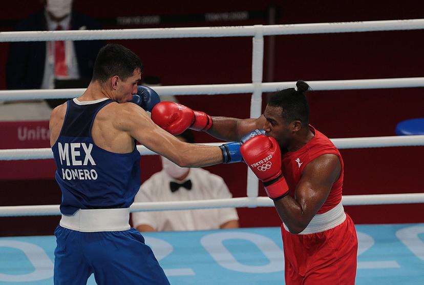 Cubano elimina al mexicano Rogelio Romero en boxeo de Tokio 2020