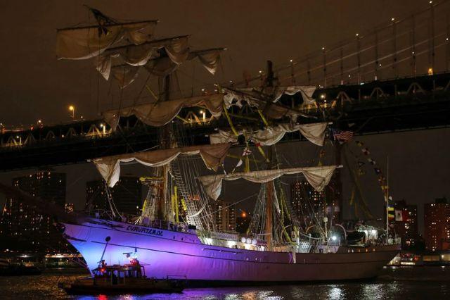 Cadetes del Buque Escuela Cuauhtémoc ya están en Veracruz
