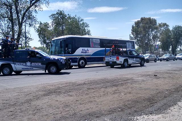 Inician operativo para hallar autos robados en Texmelucan