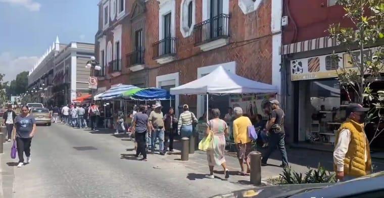 VIDEO Por Miércoles de Ceniza, se instalan ambulantes en la 16 de Septiembre