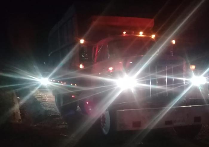 Confiscan camión con 8 mil litros de gasolina en Huauchinango