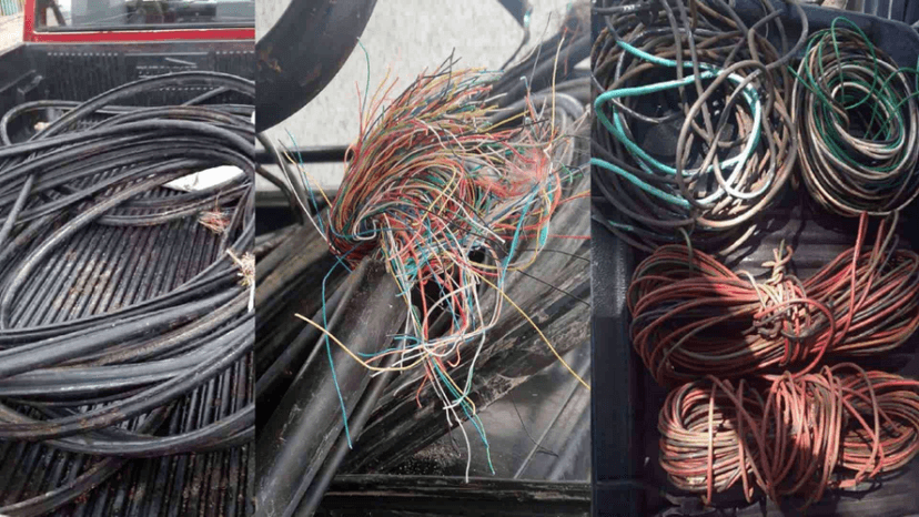 Aumenta drásticamente el robo de cables y tubos en Texmelucan