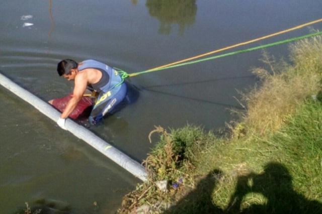 Después de 4 días hallan cuerpo de joven en canal de Valsequillo