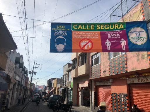 Cubrebocas obligatorio para caminar en calles de Atlixco