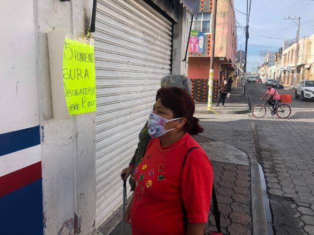 Cubrebocas obligatorio para caminar en calles de Atlixco