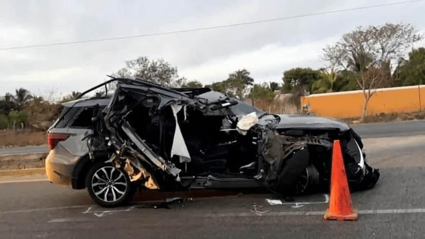 Se accidenta Joaquín Díaz, candidato a gobernador de Yucatán