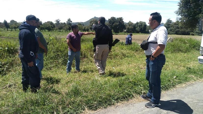 Se roban camión de Tlaxcala y lo abandonan en Teotlalcingo