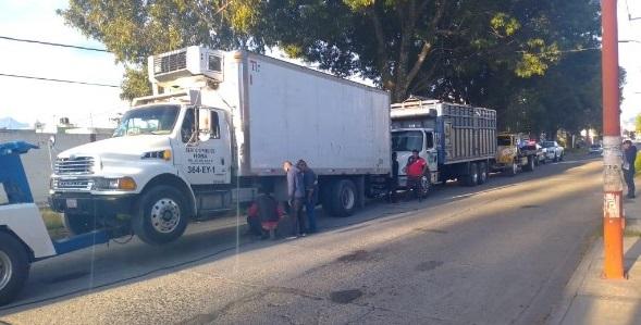 Recuperan camión con reporte de robo en Texmelucan