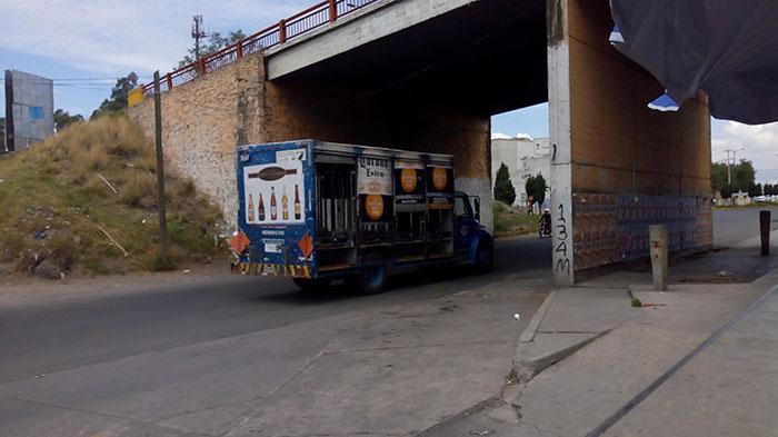 Policía de Texmelucan recupera camión de Cervecería Modelo