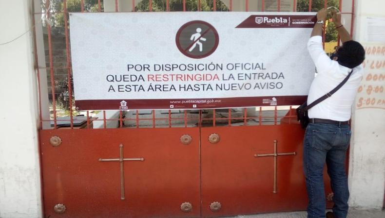 Segom cancela visitas a panteones en juntas auxiliares e inspectorías de Puebla