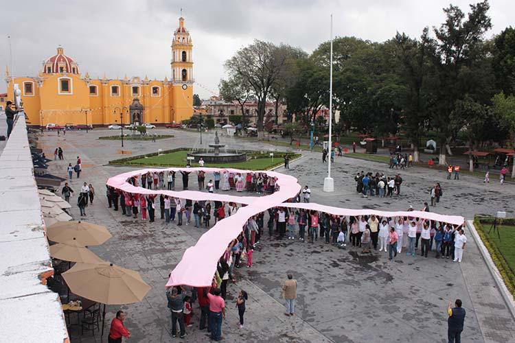 Con acciones, San Pedro Cholula combate el cáncer de mama