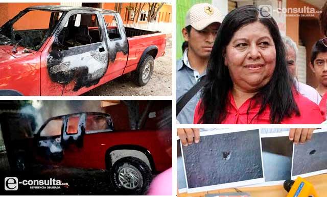 Balean casa de candidata suplente en distrito de Ajalpan