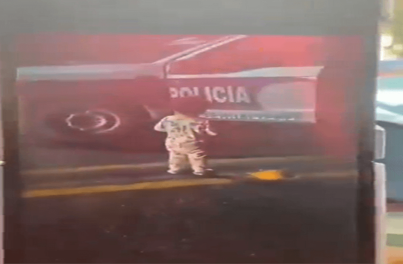 VIDEO Encuentran a menor caminando solo en la carretera, en medio de la neblina y por la noche