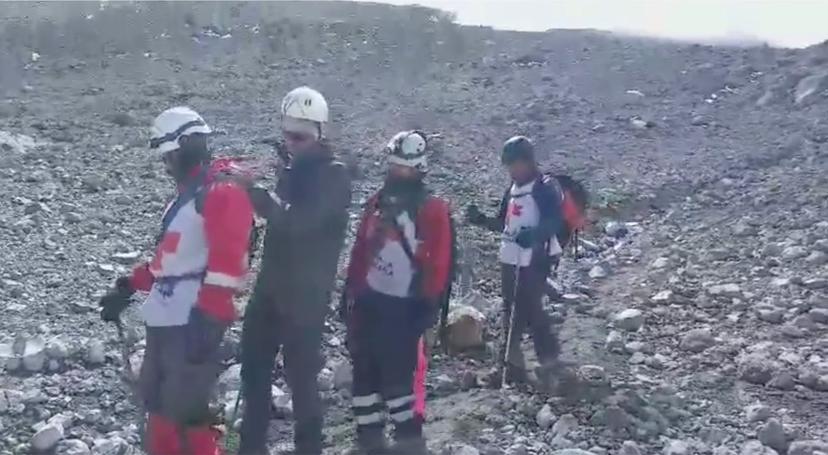 VIDEO Cruz Roja de Puebla rescata a alpinista en el Pico de Orizaba