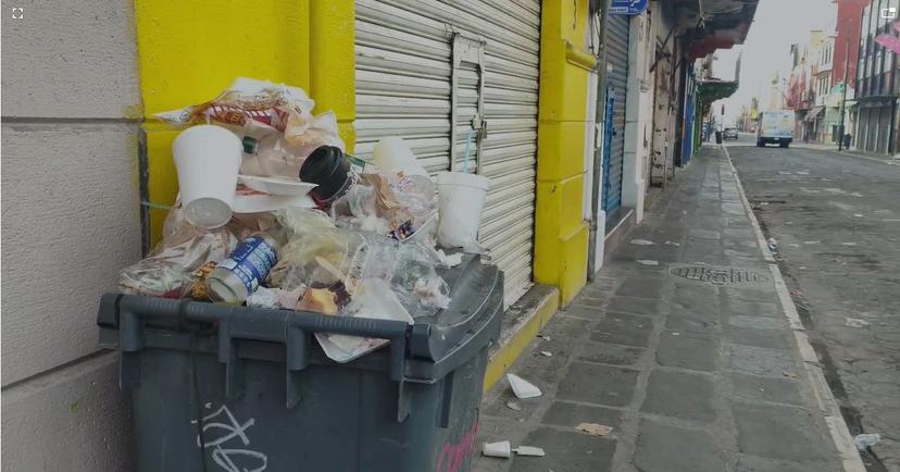 VIDEO Así amaneció el Centro Histórico de Puebla