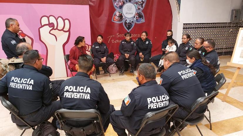 Gobierno de Atlixco capacita a policías en Primeros auxilios Psicológicos