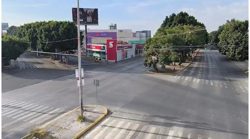 VIDEO Principales calles de la ciudad lucen vacías