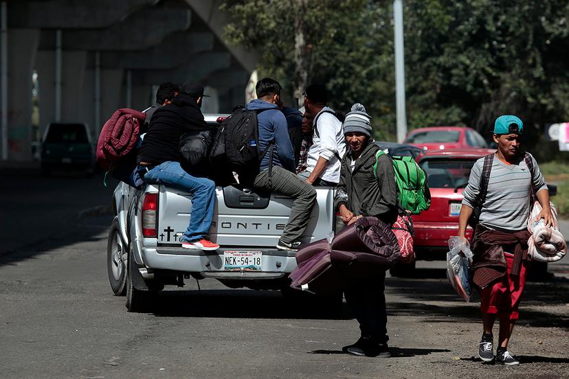 Rechaza Caravana Migrantes refugio y empleo temporal